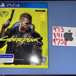 Brand New Ps4 Cyberpunk 2077 Cyber Punk Ps5  Upgrade