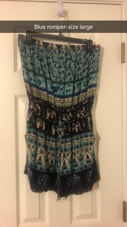 Rompers and maxi dress