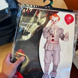Pennywise The Clown Costume Size Medium And Large