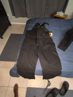 Berne Black Insulated Bib Overalls with Tags