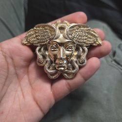 Versace Medusa Winged Buckle 