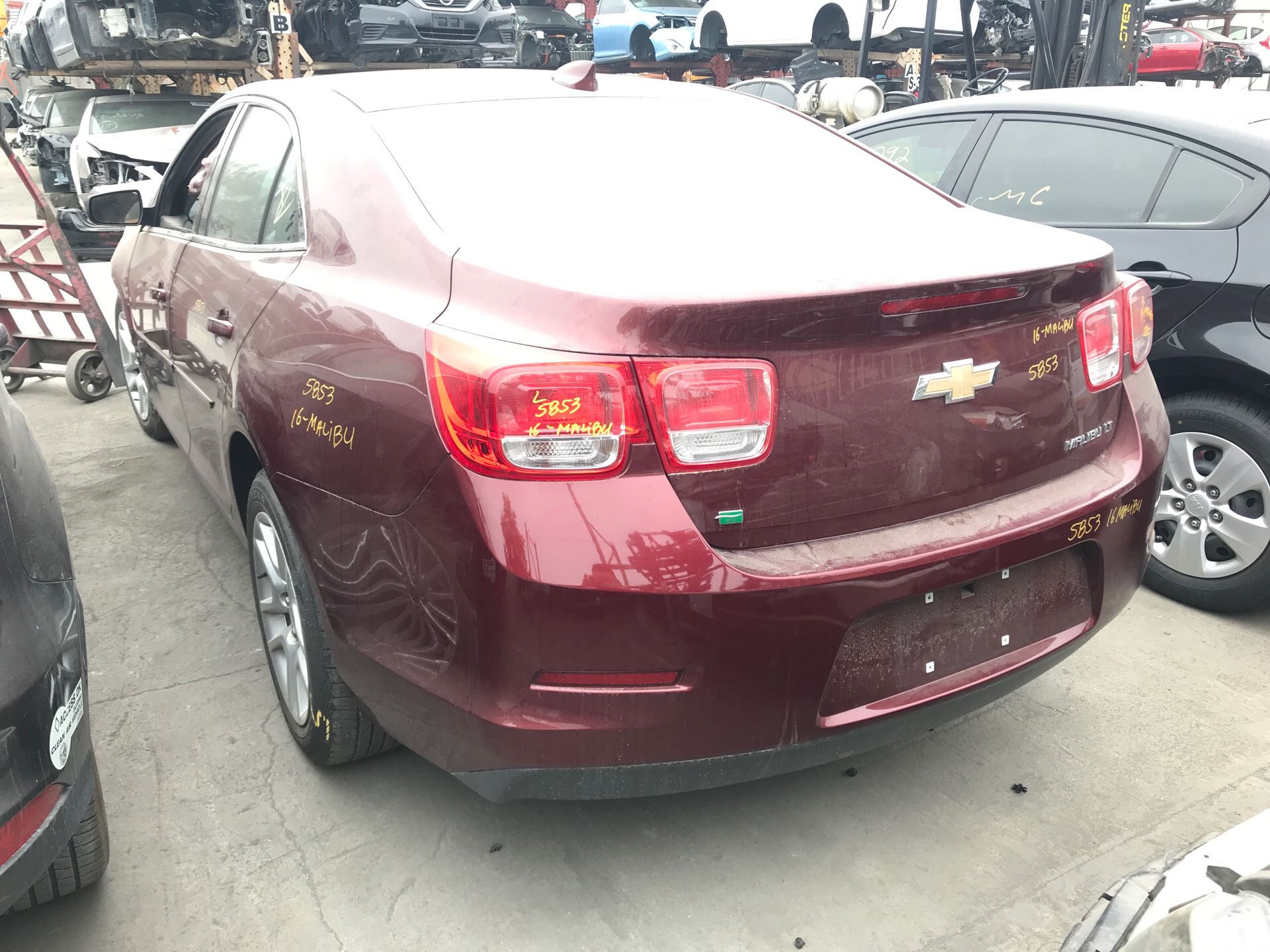 2016 chevy malibu parting out