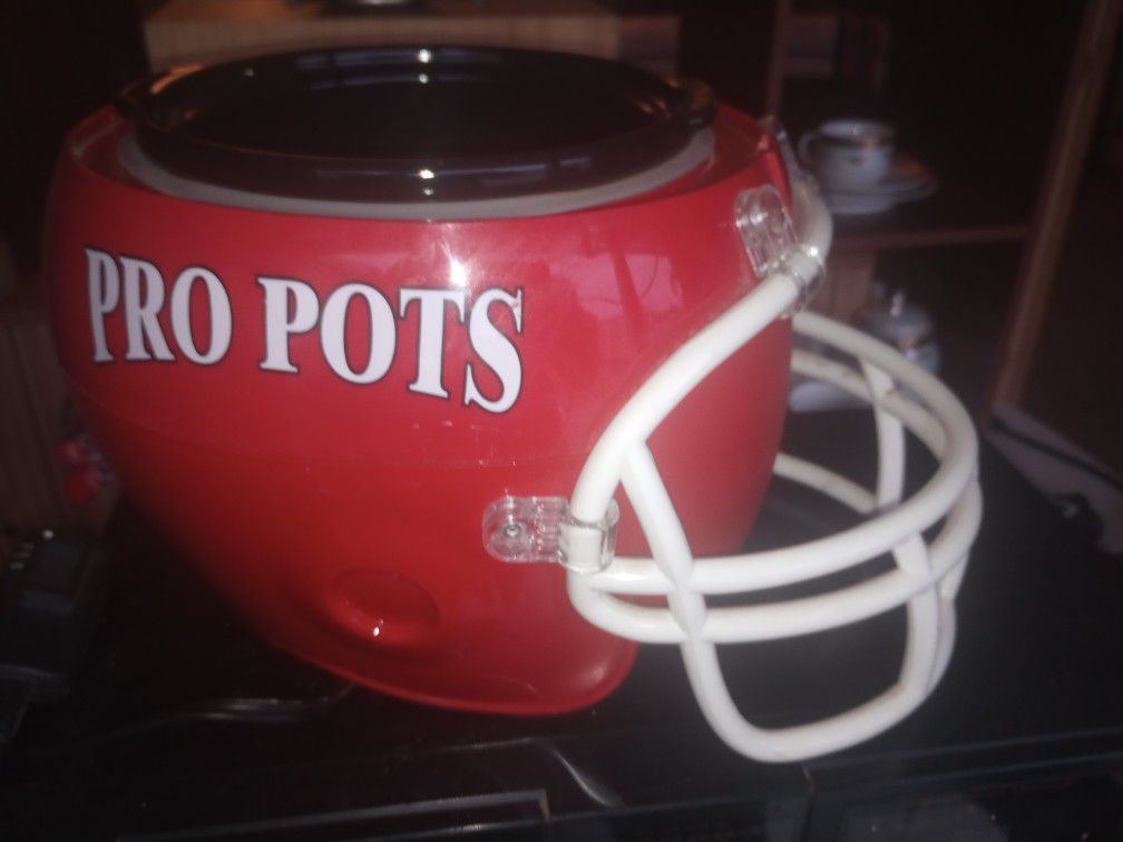 Football Helmet Crock Pot And Food Warmer