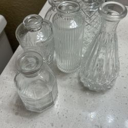 Clear vases All For $10