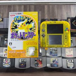 Nintendo 2DS Pokémon Yellow Edition JP Nintendo 3DS Region Free With Digital Games