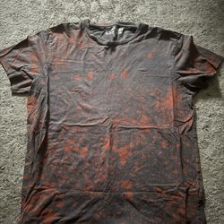 Red/Orange Splatter Shirt