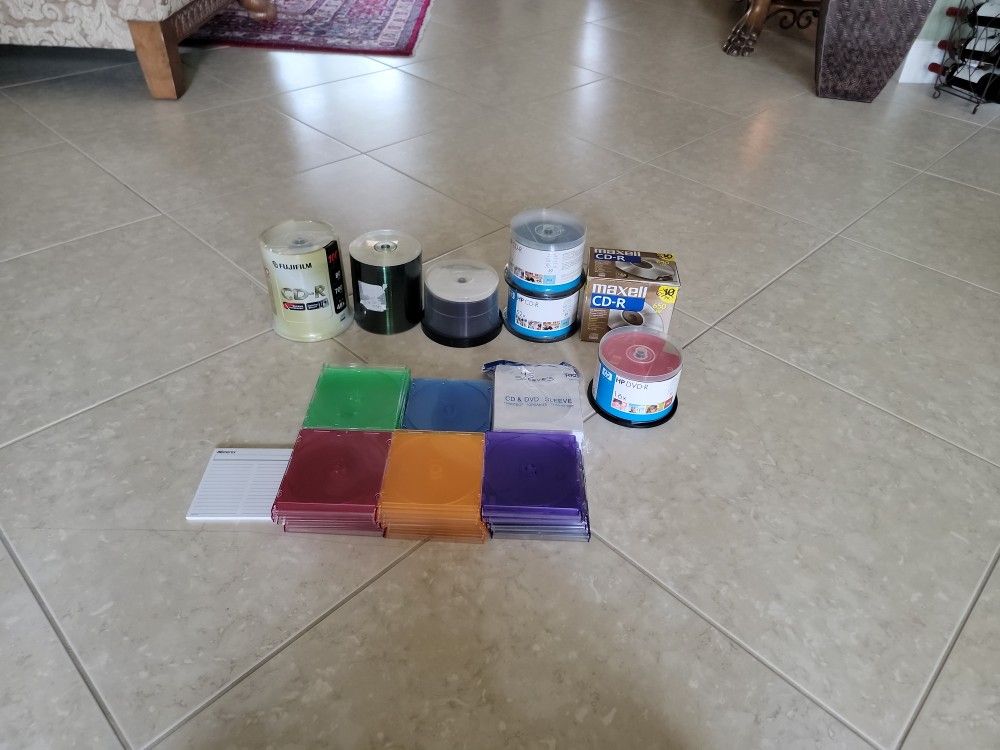 CD-R, DVD-R, Jewel Cases And Sleeves