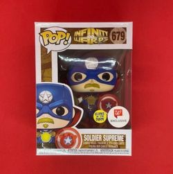 Funko POP Soldier Supreme 679 Infinity Warps Glow In Th Dark Walgreens Exclusive