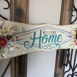 Welcome Home Metal Wall Decor