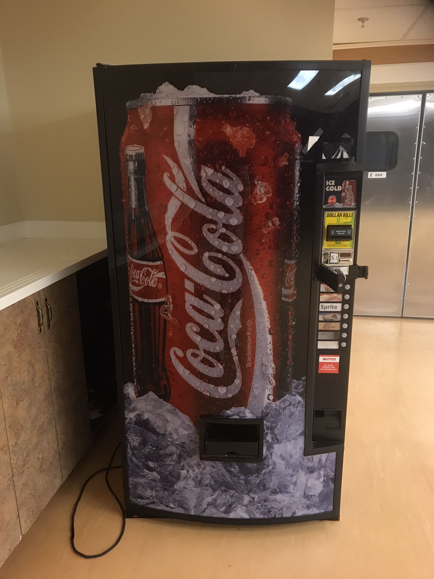 Coke vending machine