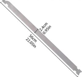 Stainless Steel Flat Bar Strip 56cm