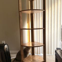 4-Tier Corner Bookshelf (Great Condition)