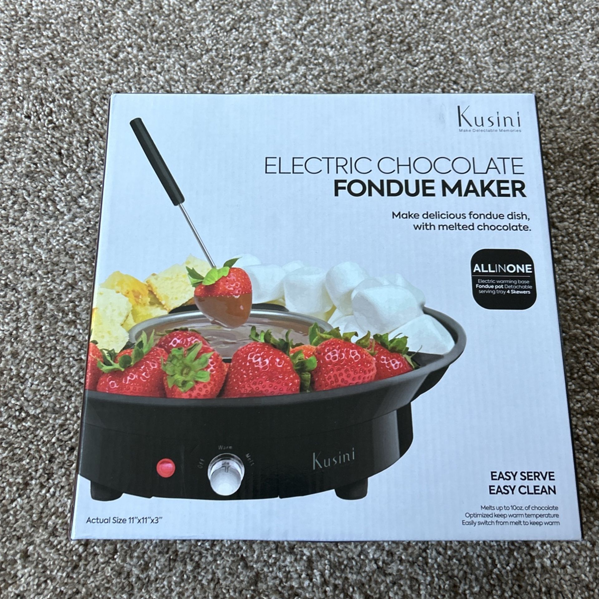 Electric Chocolate Fondue.