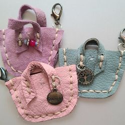 Handmade Mini Purse Keychain, Quarter Holder, Keychain Findings, Gifts For Her
