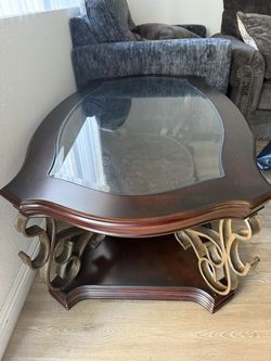 Glass Top Table