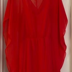 Express Red Dress XS
