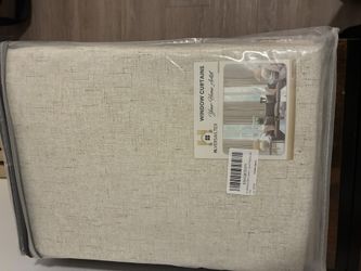 Brand New Linen Window Curtain Panel – H.VERSAILTEX