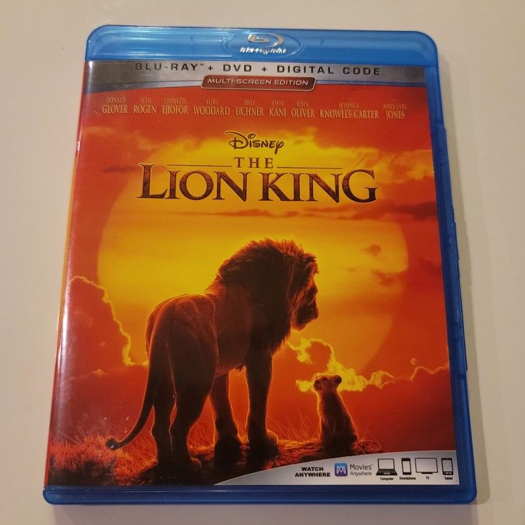 $5 DISNEY BLU RAY , THE LION KING.  BLU RAY  ONLY NO DIGITAL OR DVD $5 OR TRADE FOR A MOVIE TITLE I DO NOT ALREADY OWN.  