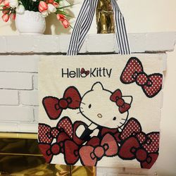 Large, Hello Kitty Tote Bag