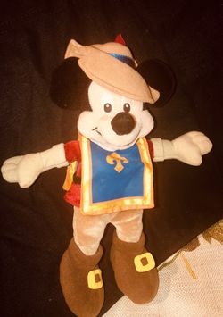 Mickey Mouse- Musketeer, Disney- 10 inches, in good condition