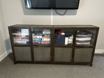 Industrial Metal Sideboard Cabinet