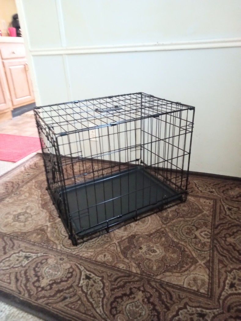HEAVY DUTY SMALL FOLDING DOG CRATE