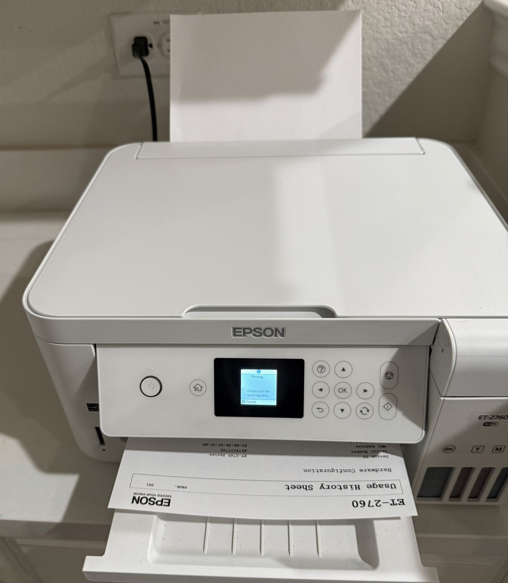 Epson Ecotank Printer AIO Color Wi-Fi ET-2760 Scan Copy