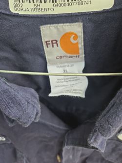 Fire Resistant shirt Xl Carhartt