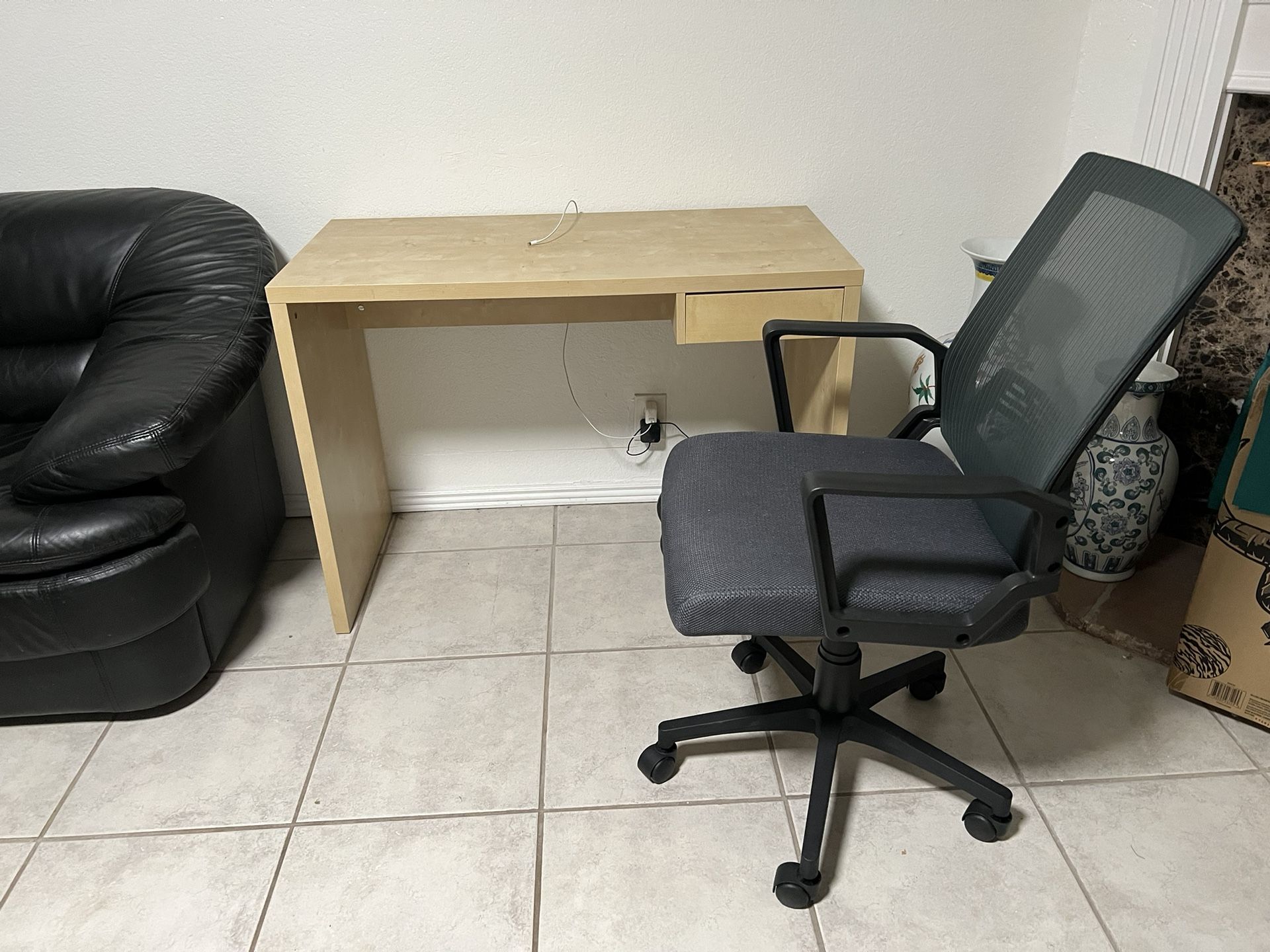Desk and Chair