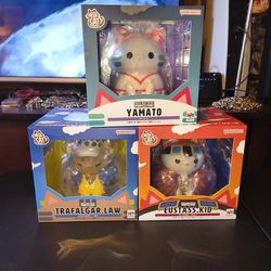 Mega Cat Project One Piece Figure Set