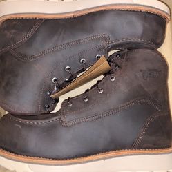 Red Wing Traction Tred Lite Mens 11 D Leather Safety Work Boots 3583 NEW