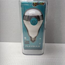 MiPow BTL100-SR-WW PLAYBULB Bluetooth Wireless Smart LED Speaker Light Bulb