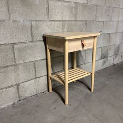 One New Solid Wood Night Stand Table