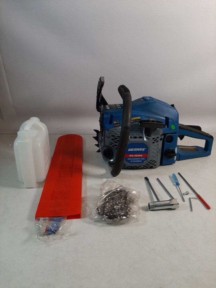 WEMARS Gas Chainsaw 58cc 18 Inch Power Chain Saw 2-Cycle