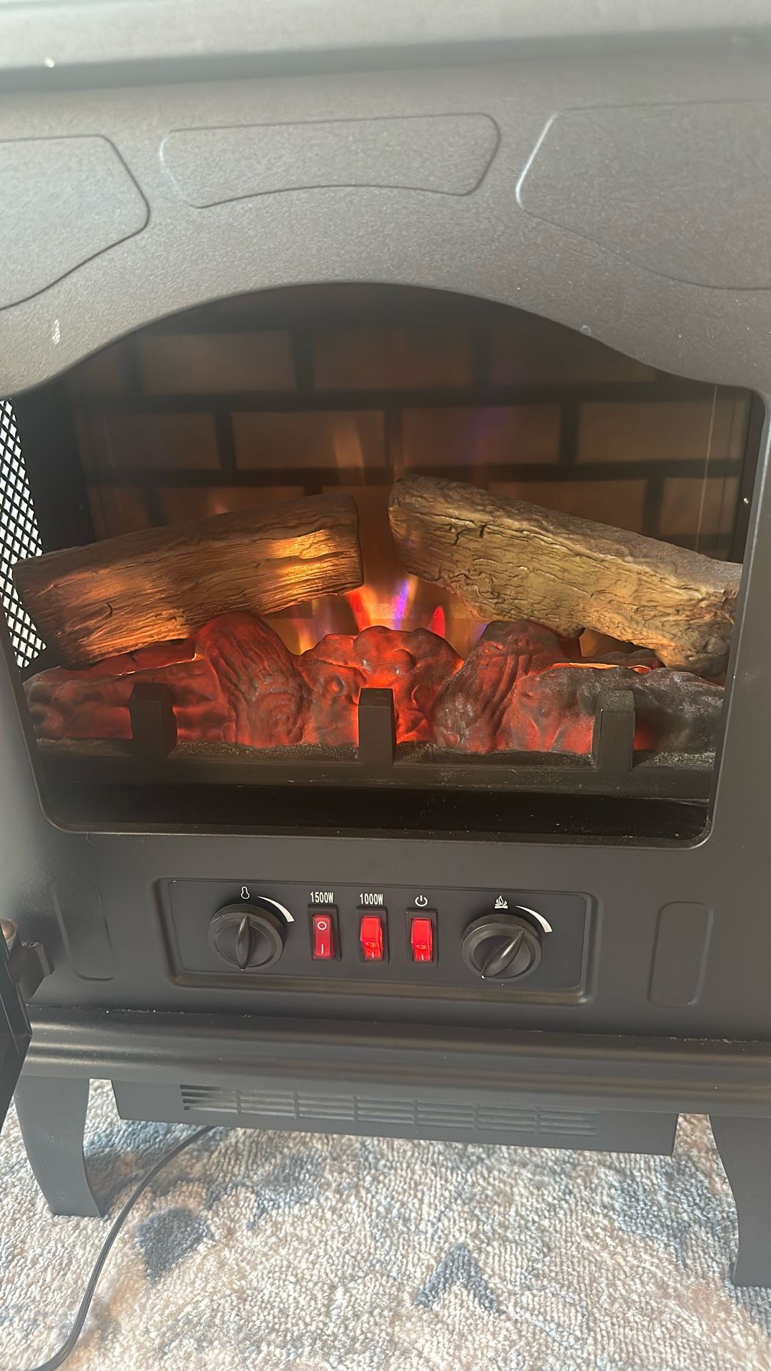 Electric Fireplace.