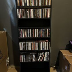 CD shelf With CD’s
