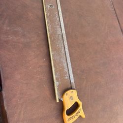  Vintage USA Craftsman Kromedge 28" 11pt 36185 Satin Cut Miter Box Back Saw