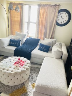 Large Off White- Living Room Sectional Set