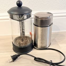 Bodum Coffee Bundle – Electric Grinder + French Press
