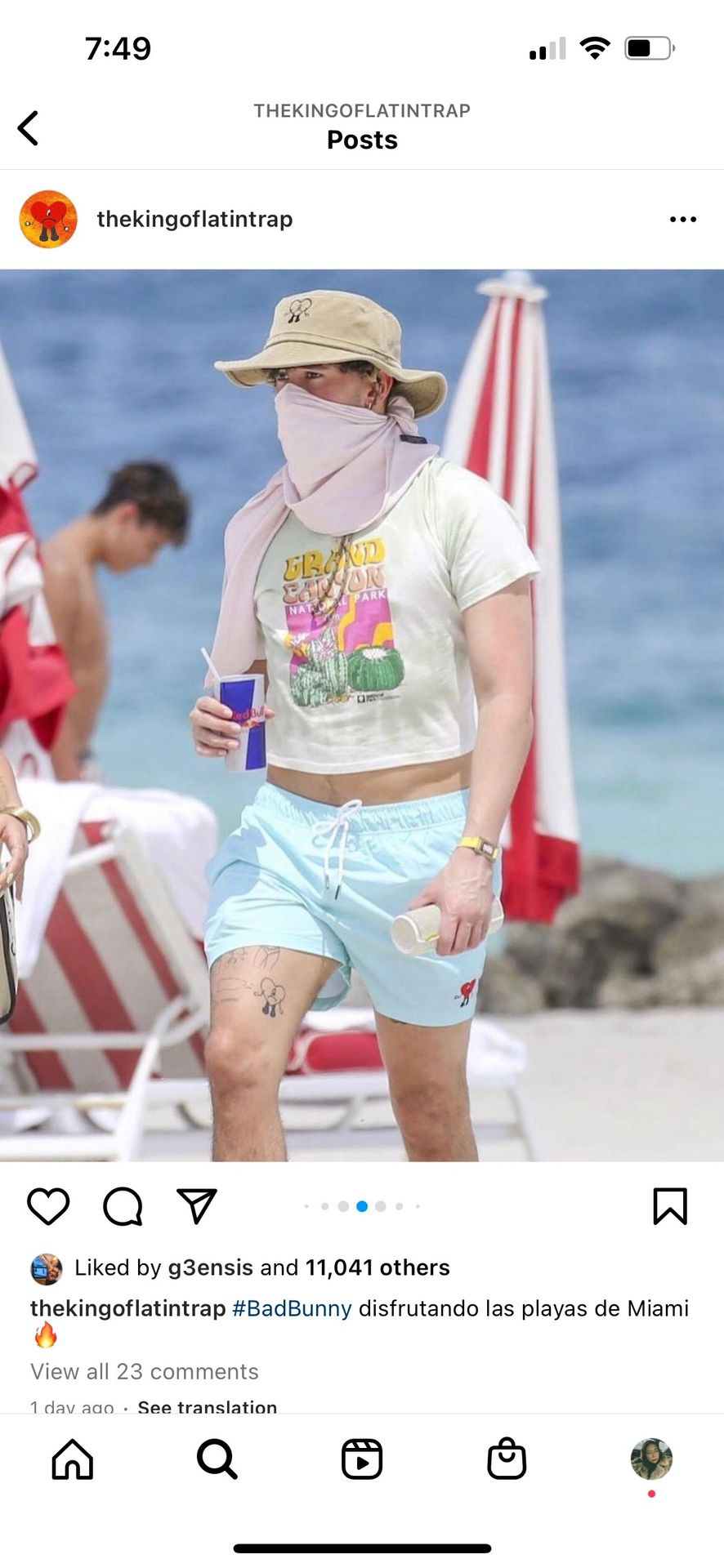 ORIGINAL Bad Bunny Moscow Mule Un Verano sin ti Music Video Target Grand Canyon cropped top shirt