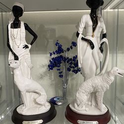 Porcelain Dolls Statues Ladies In Style ( Each $99)
