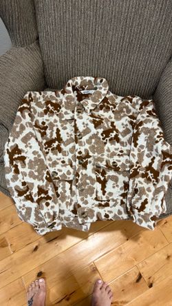 Brown and white jacket
