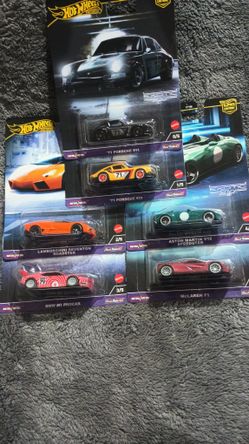 Hot Wheels Car Culture Exotic Envy Six Car Set With Chase
