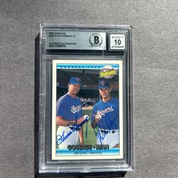1992 Donruss #555 Goose Gossage/Nolan Ryan w/  Dual on card Autos.Negotiable