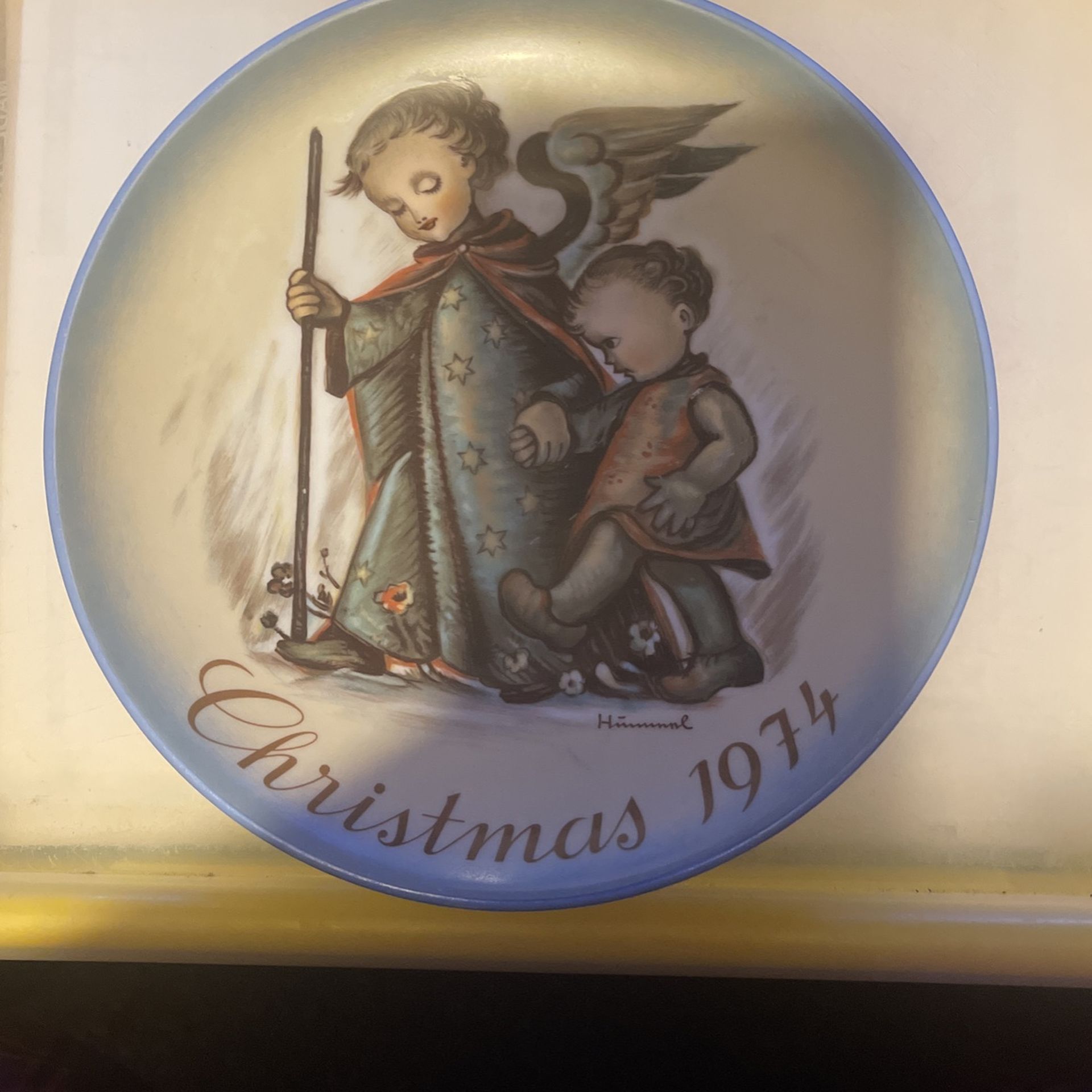 Christmas “1974” Plate 