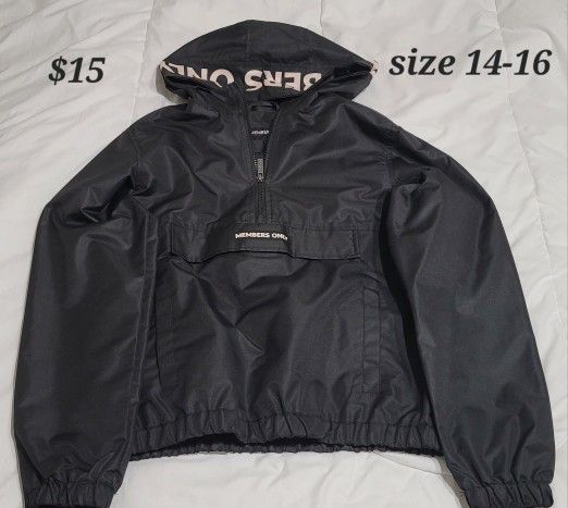 Boy Windbreaker Size 14-16