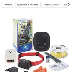 Pet Safe Stubborn Dog In-Ground Fence W/ Xtra Collar