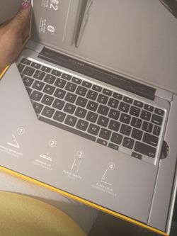 Slim book keyboard for iPad air