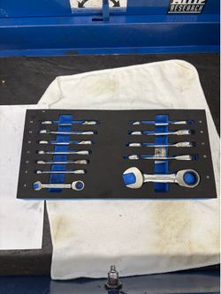Cornwell Blue Power Wrench Set