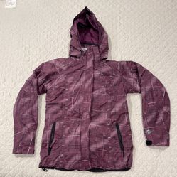 Columbia Waterproof Interchange Omni-Tech Bugaboo  Purple Jacket Women’s Size SM